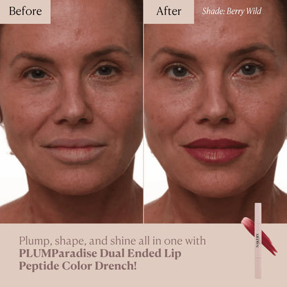 PLUMParadise Lip Peptide Color Drench - Nakery Beauty