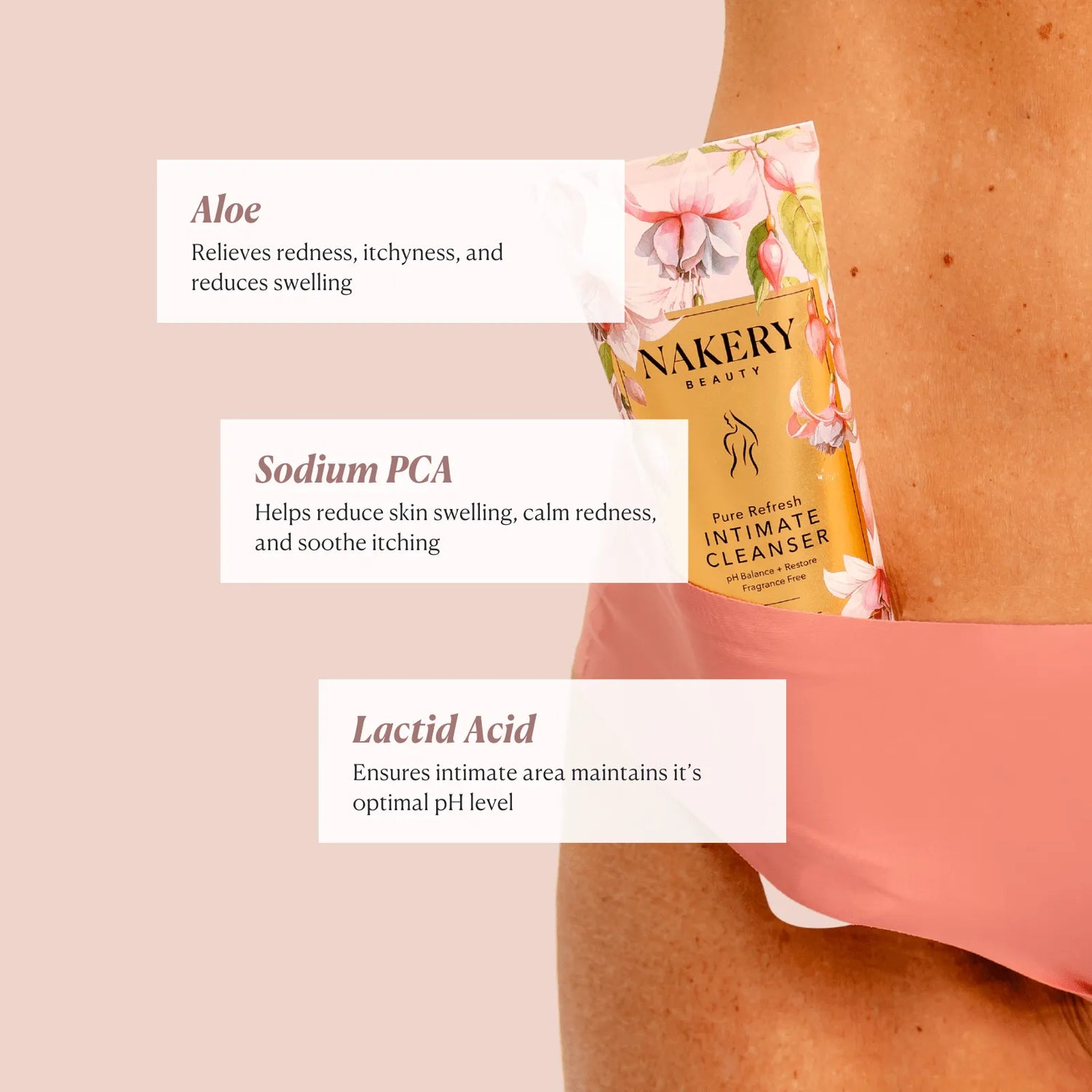 Pure Refresh Intimate Cleanser - Nakery Beauty