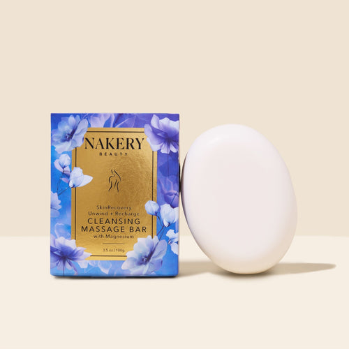 SkinRecovery Cleansing Massage Bar with Magnesium - Nakery Beauty