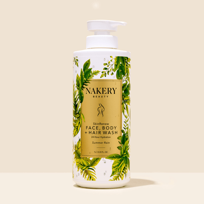 SkinRenew Face, Body + Hair Wash - 1 Liter - Nakery Beauty