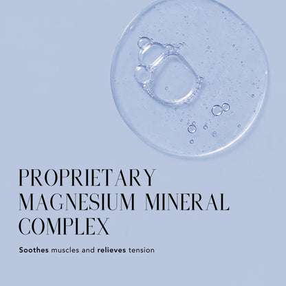 Nakery Beauty proprietary magnesium mineral complex formula designed to soothe muscles and relieve tension.