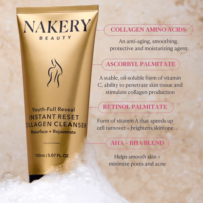 YouthRevealer Instant Reset Collagen Cleanser - Nakery Beauty