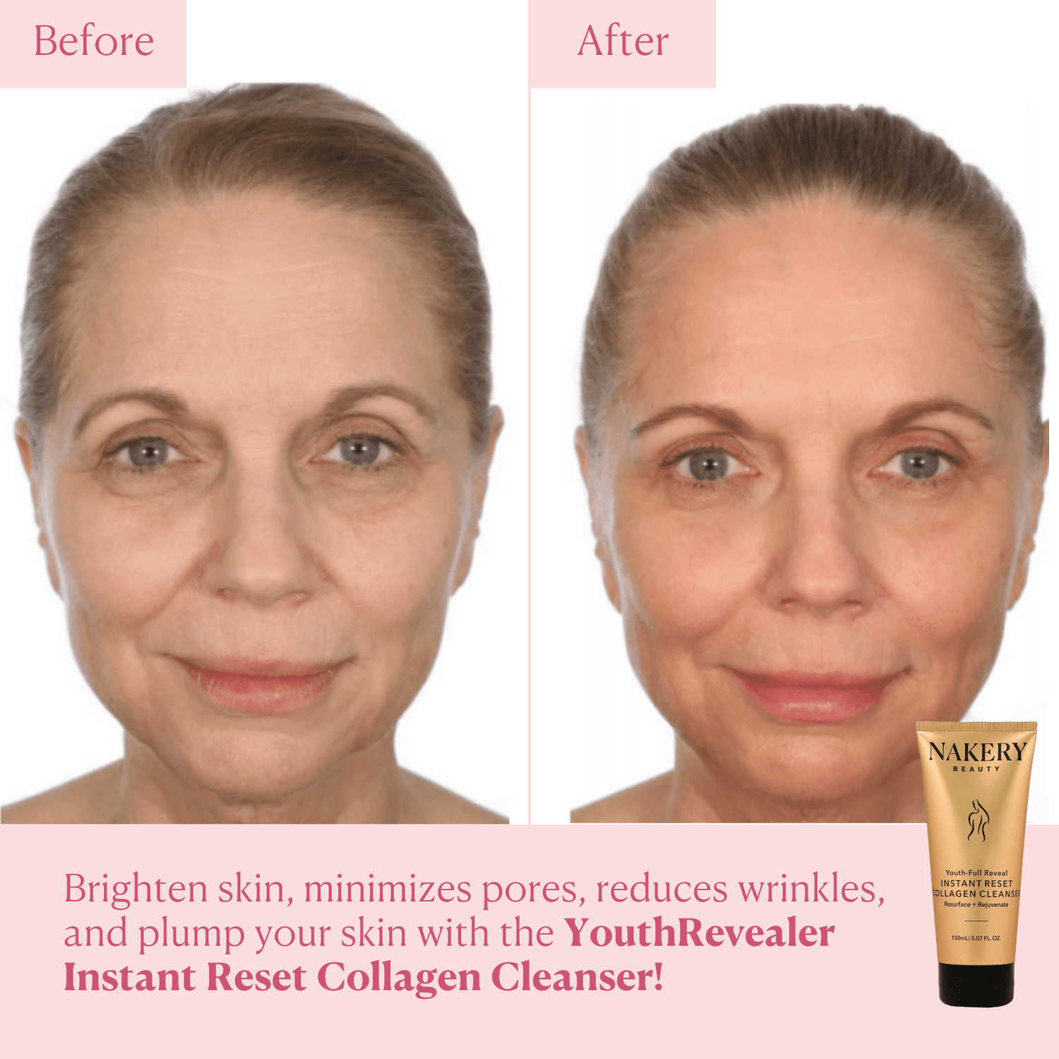 YouthRevealer Instant Reset Collagen Cleanser - Nakery Beauty