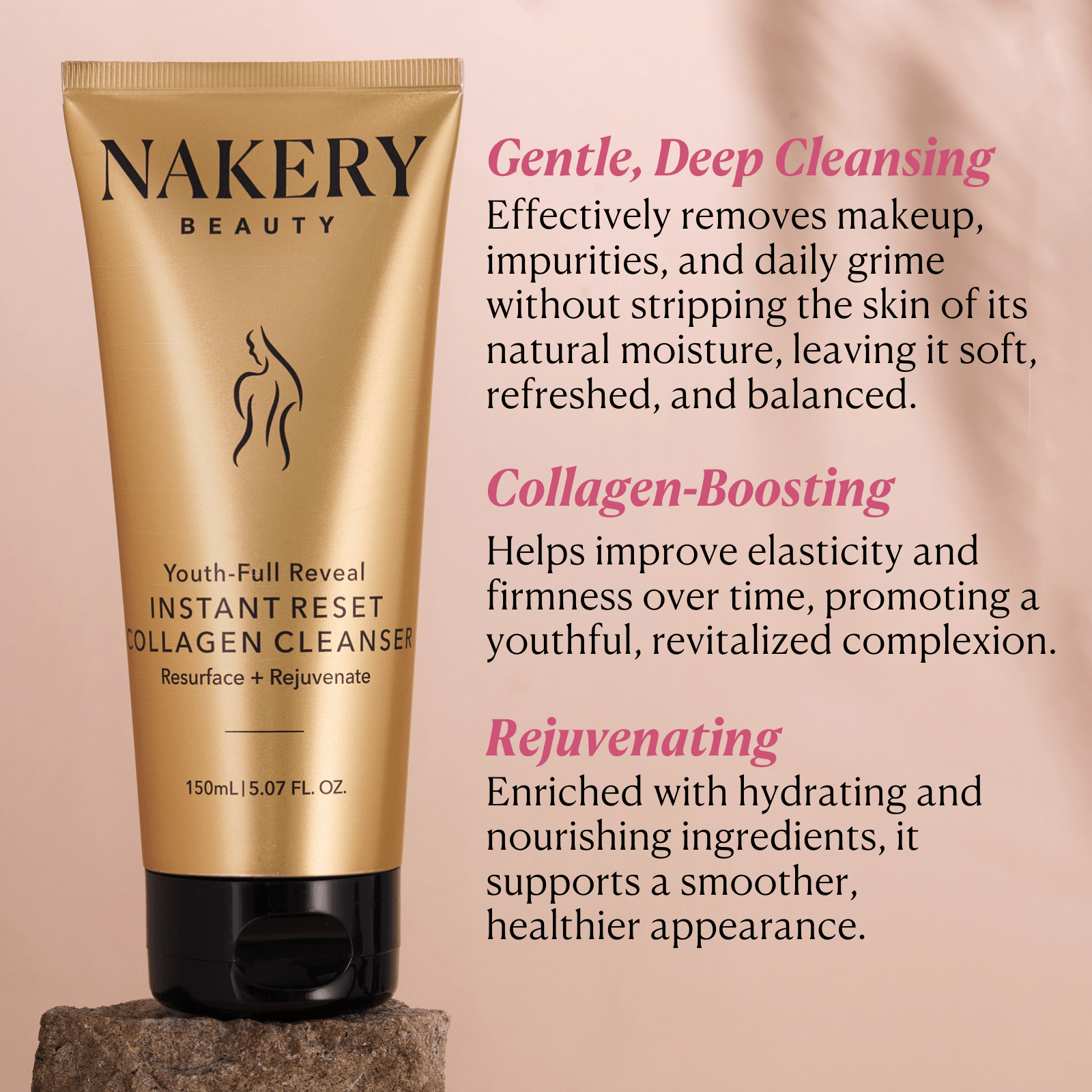 YouthRevealer Instant Reset Collagen Cleanser - Nakery Beauty